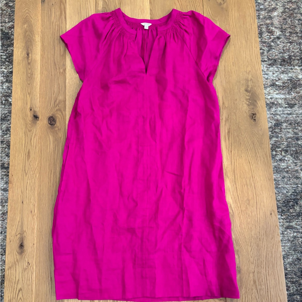 Jigsaw Women's Mini Dress in Vibrant Pink
